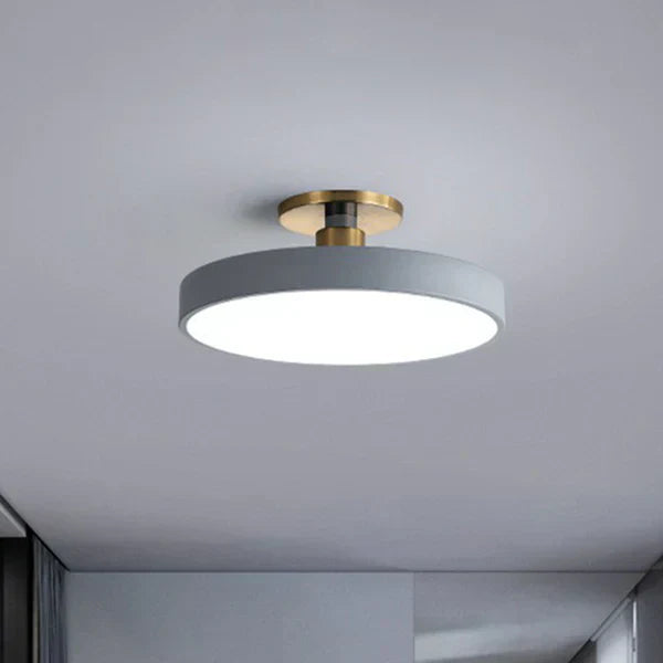 Nordic Round Led Ceiling Light | Modern Flush Mount Fixture