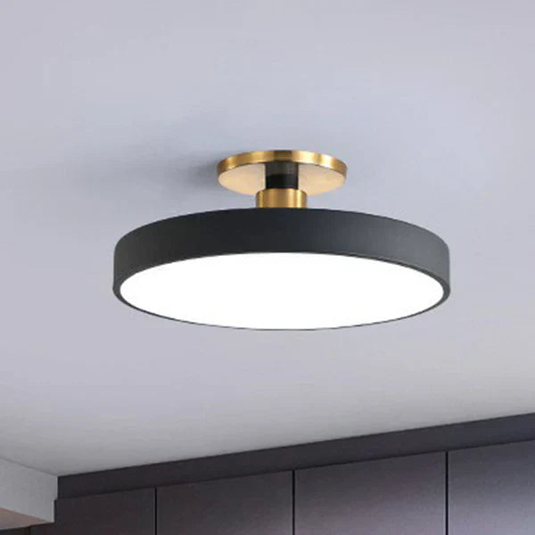 Nordic Round Led Ceiling Light | Modern Flush Mount Fixture
