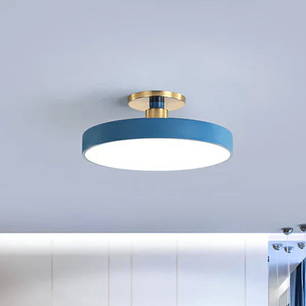 Nordic Round Led Ceiling Light | Modern Flush Mount Fixture