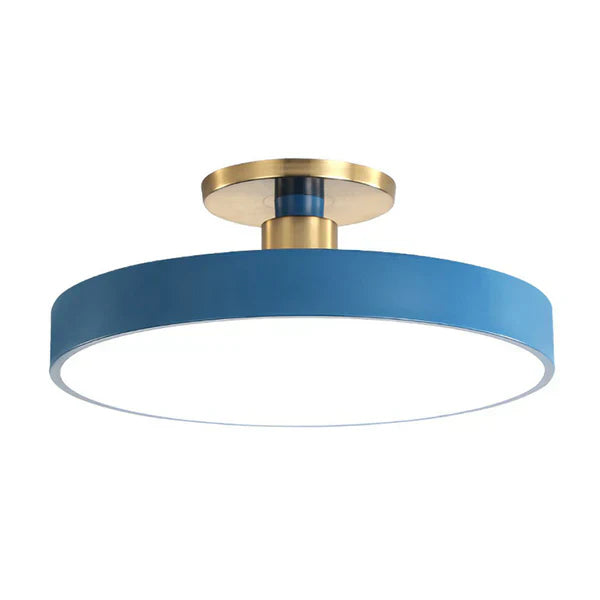Nordic Round Led Ceiling Light | Modern Flush Mount Fixture