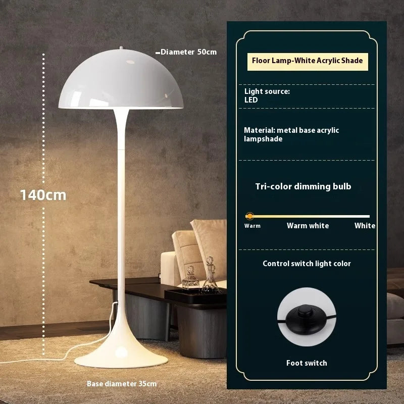 Nordish | Nordic Led Mushroom Floor Lamp