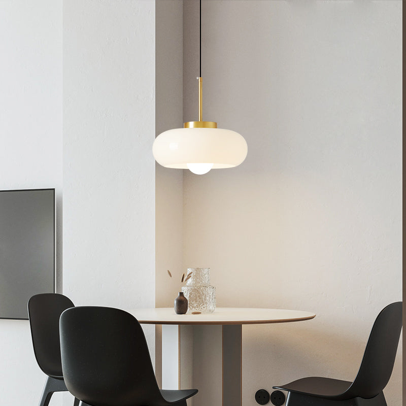 Orla Modern Chandelier | Copper & Glass Ceiling Light