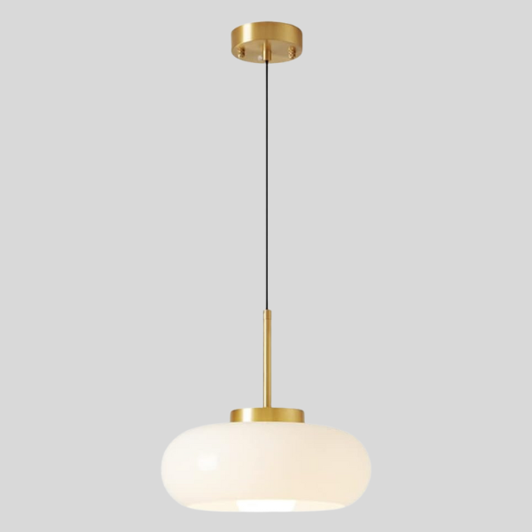 Orla Modern Chandelier | Copper & Glass Ceiling Light