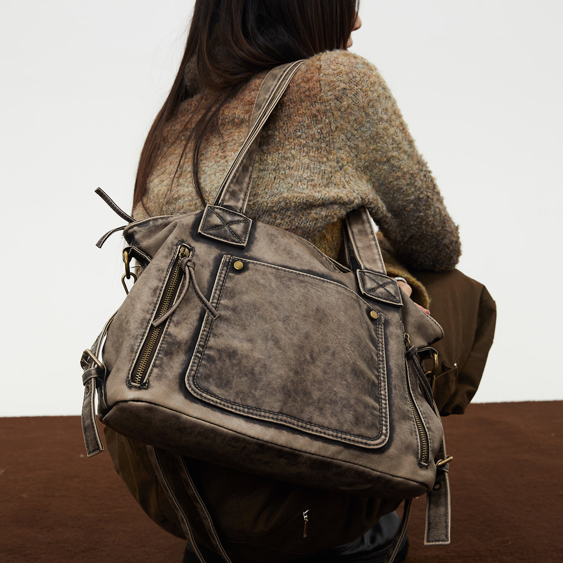 Kaiava | Distressed Everyday Tote