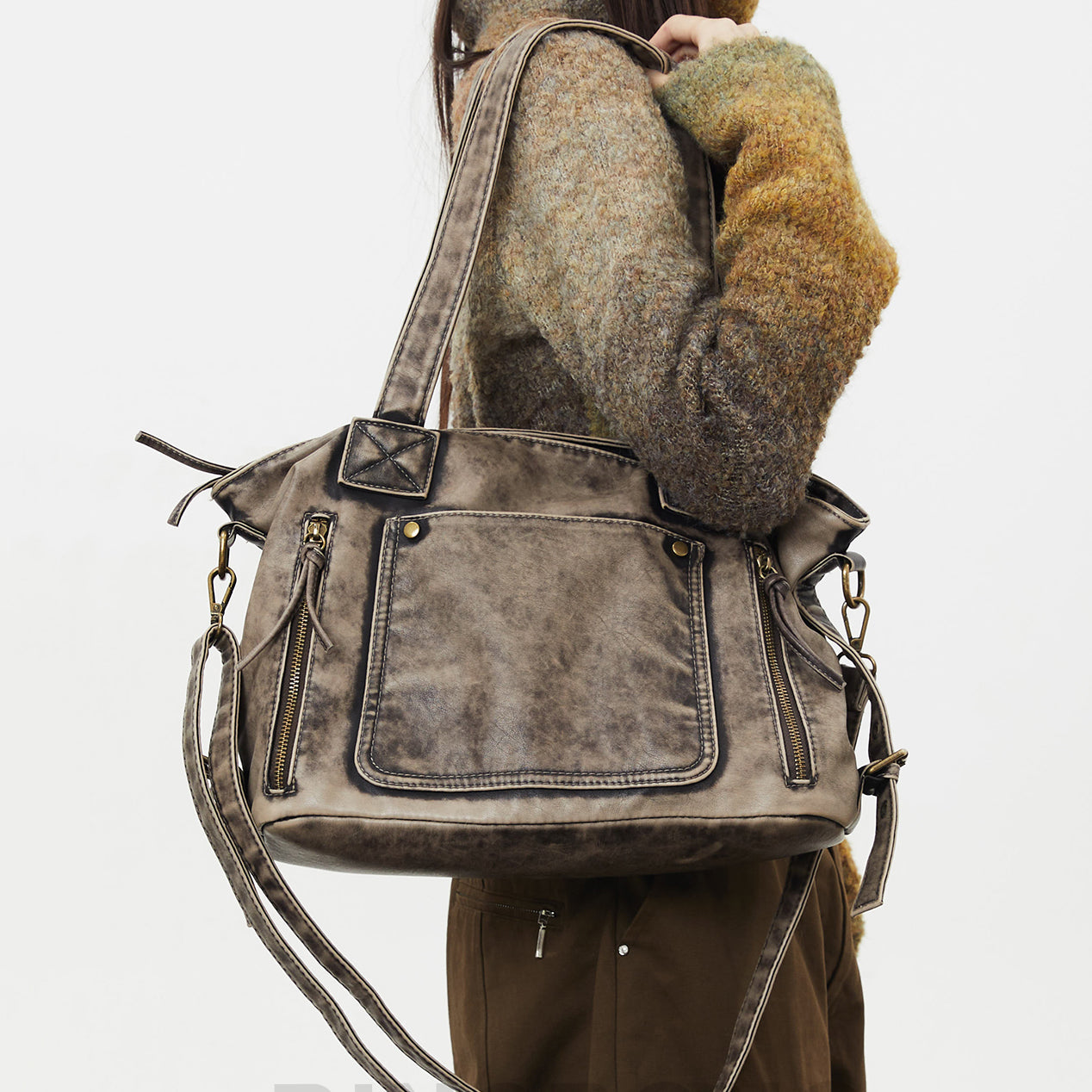 Kaiava | Distressed Everyday Tote