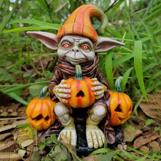 Pumpkin Patch Gnome | Whimsical Autumn Home Décor