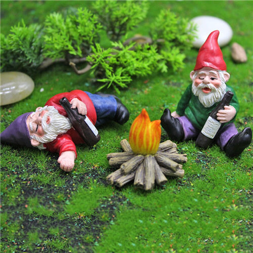 TipsyTroll Gardens | Quirky Drunk Dwarf Garden Figurines