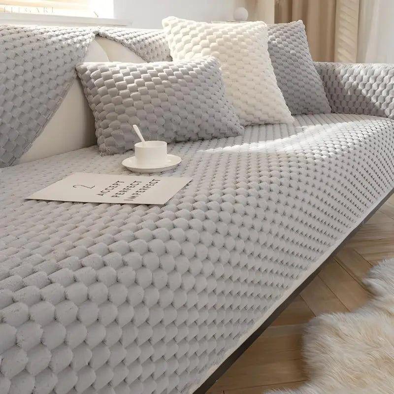 Romy | Plush Quilted Sofa Cover – Luxurious Comfort & Protection