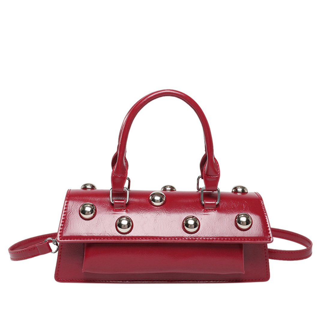 Sloanea | Studded Faux Leather Shoulder Bag