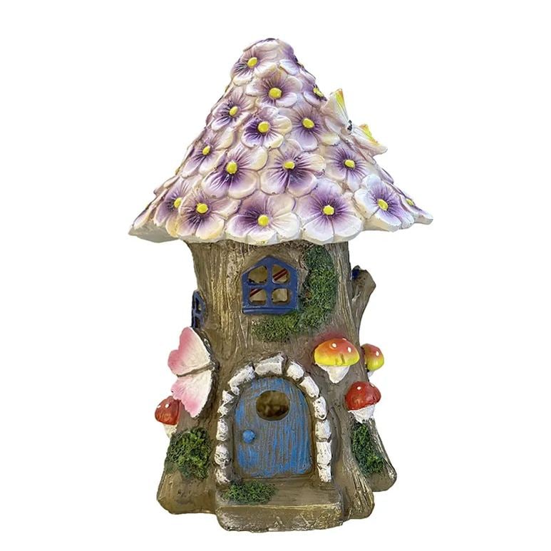 Solar-powered Enchanted Fairy Flower House Light