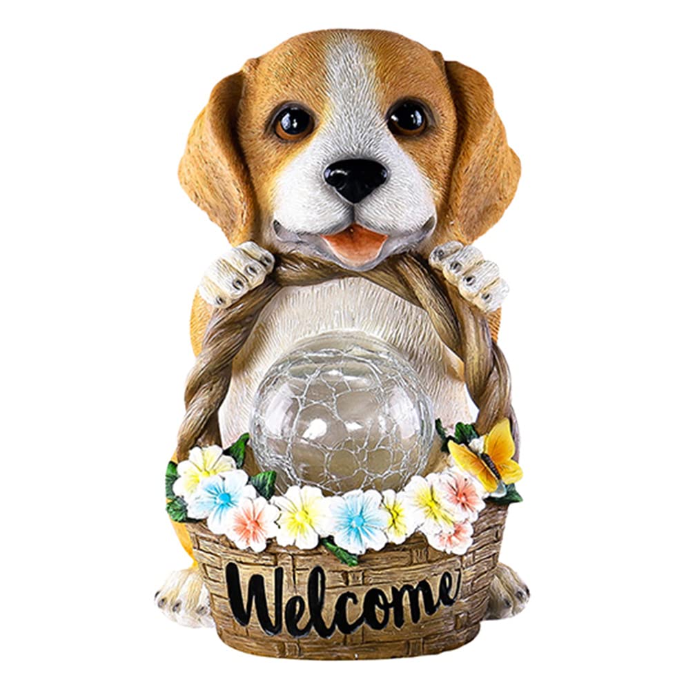 Solar Pup Garden Lights | Playful Patio Companions
