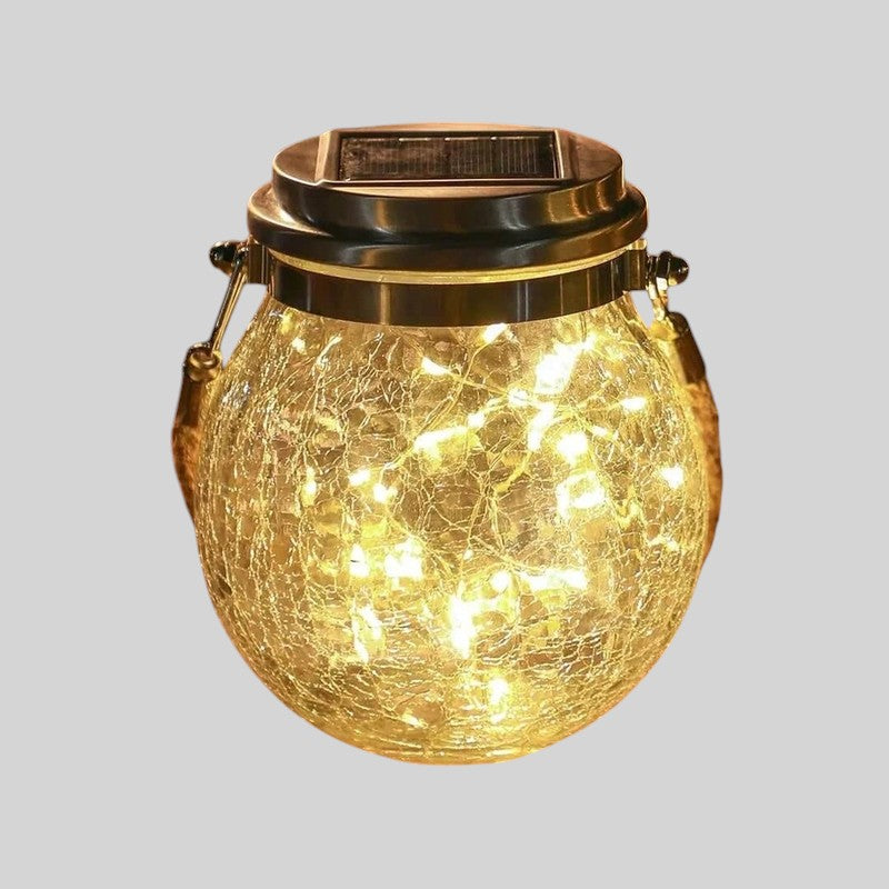 Solveris | Stylish Outdoor Solar Glass Light