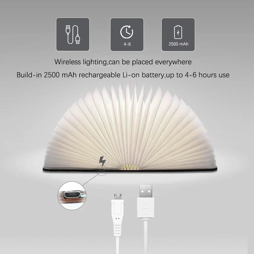Spelltome | Enchanted Book Lamp With Magical Glow