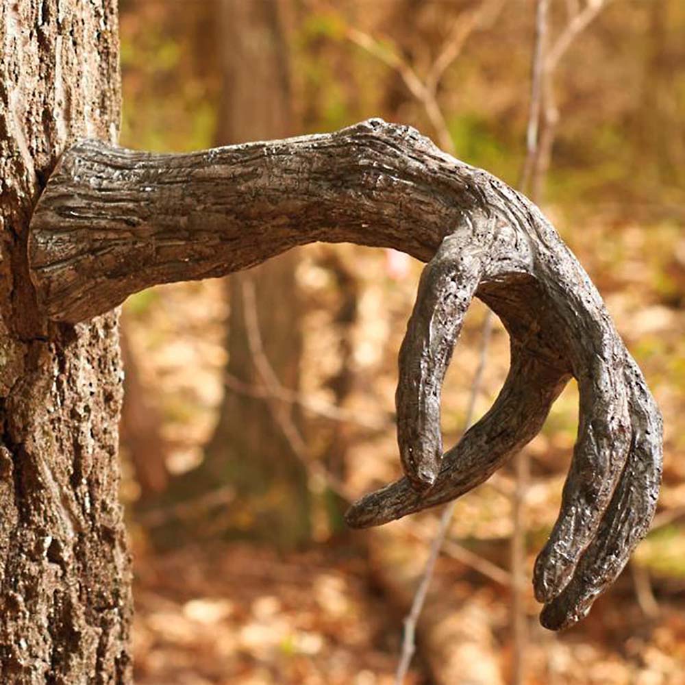 Spooky 3D Demon Tree Faces