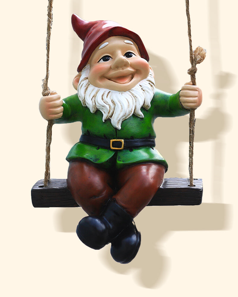 Swinging Bliss Garden Gnome