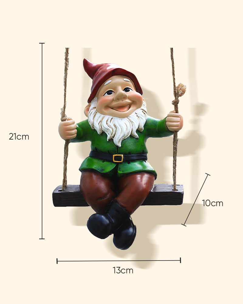 Swinging Bliss Garden Gnome
