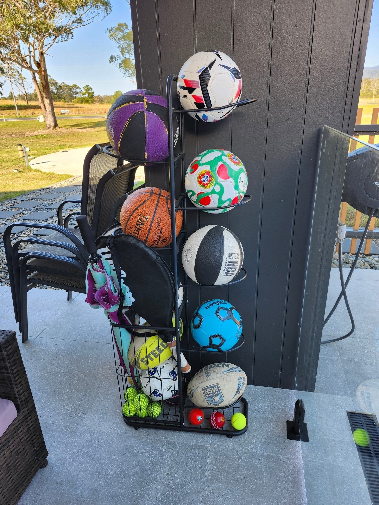 Taye | Sports Ball Wall Organizer Rack