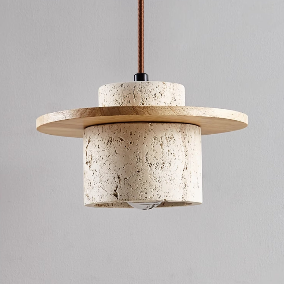 Travera | Natural Stone Pendant Lamp