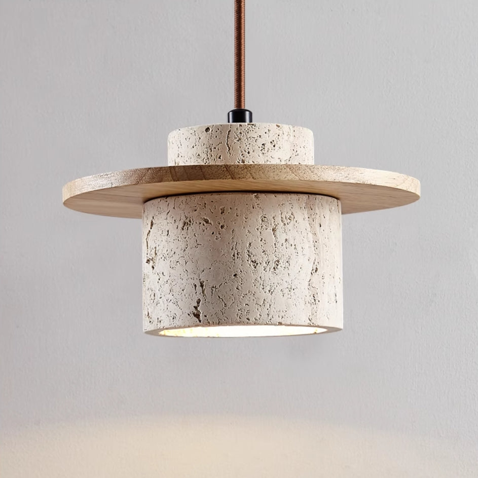 Travera | Natural Stone Pendant Lamp