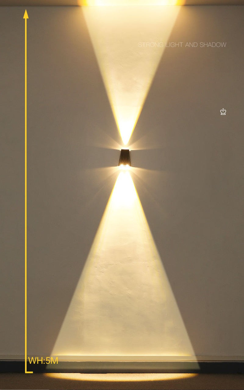 Virelia | LED Solar Wall Light for Outdoor Glow