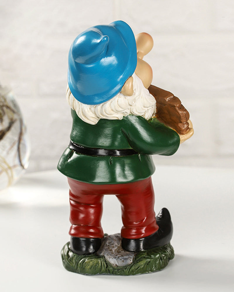 Welcome Whimsy Gnome | Cheerful Yard Sign Statue
