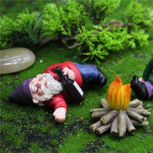 TipsyTroll Gardens | Quirky Drunk Dwarf Garden Figurines