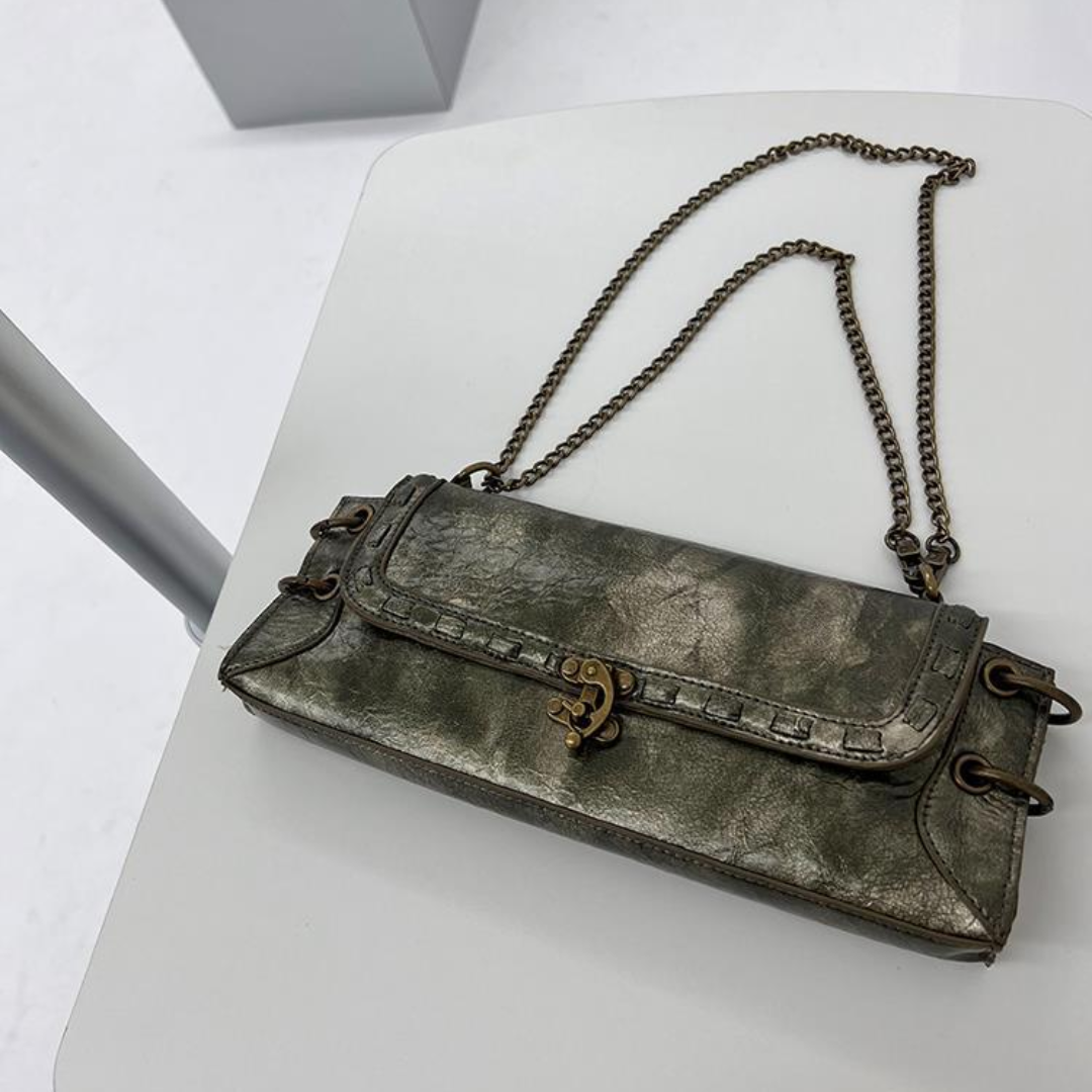 Eliara | Vintage-inspired Chain Evening Clutch