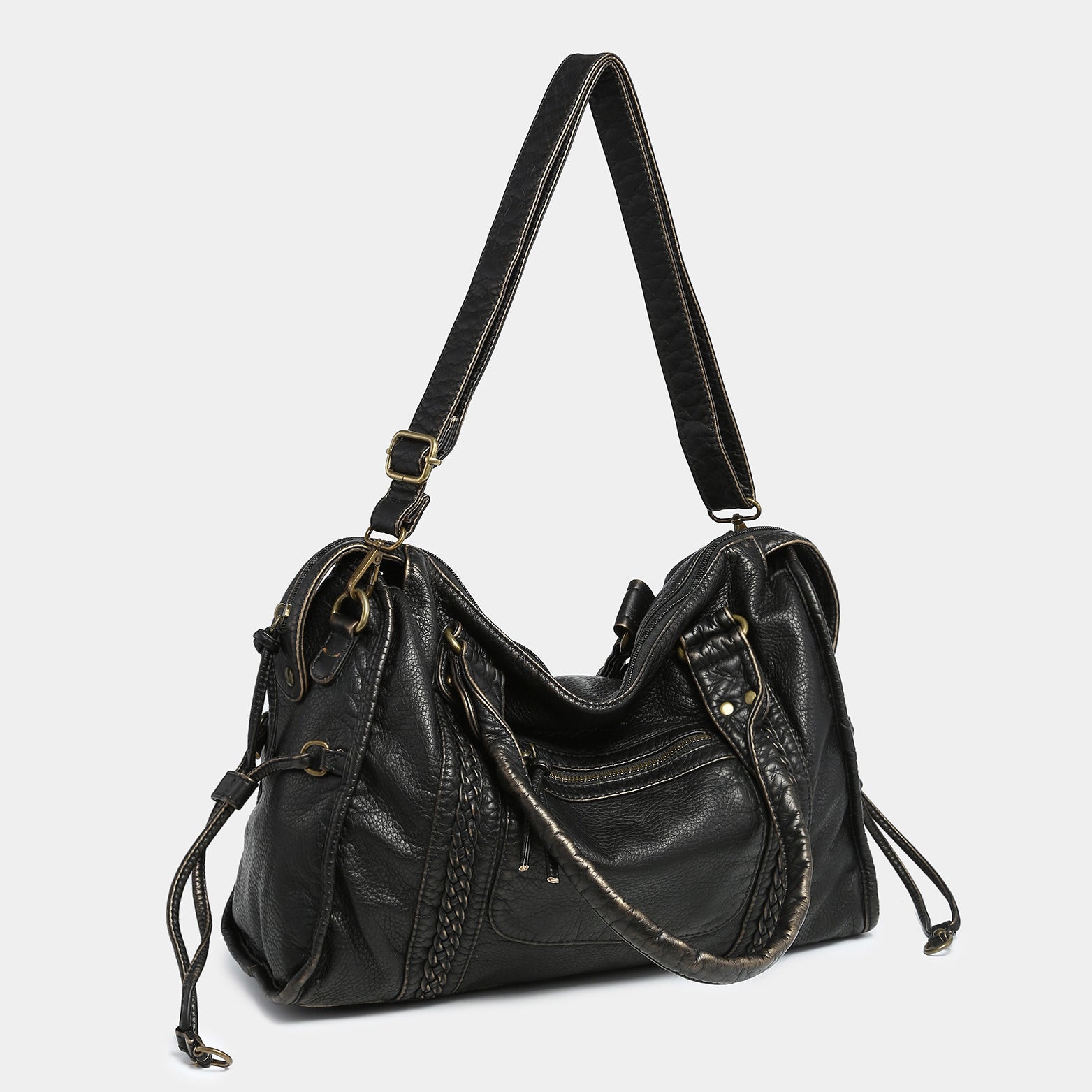 Nomadora | Vintage Black Tote Bag