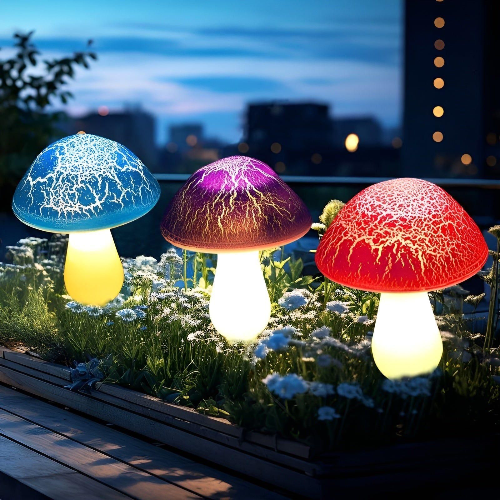 Solar Mushroom Garden Light | Eco-Friendly Outdoor Decorative Lamp